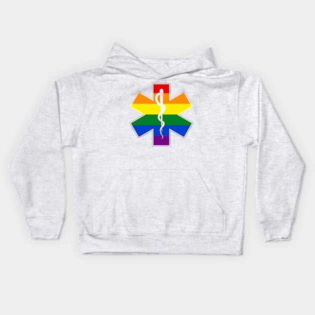 Star of Life Pride Kids Hoodie by somekindofguru